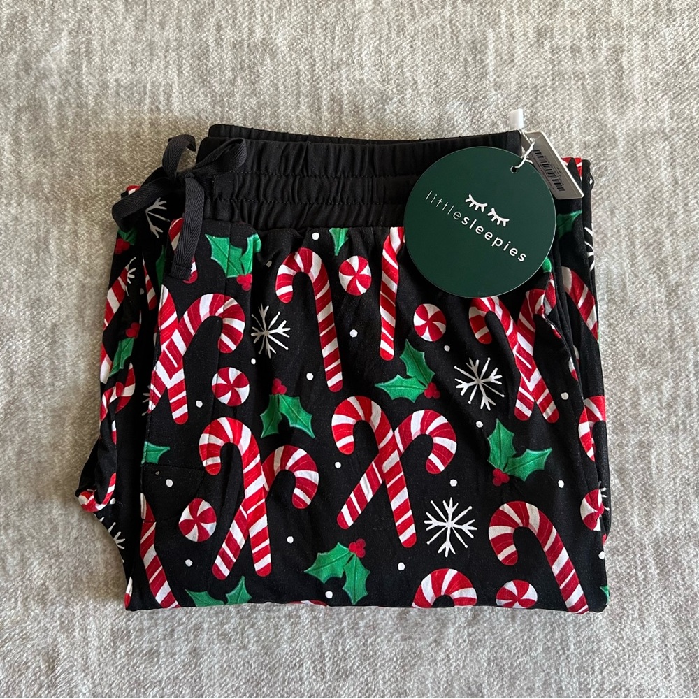 NWT Men’s Little Sleepies Merry Mints pj pants